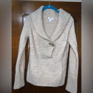 Guide series Cream Cowl Neck Sweater